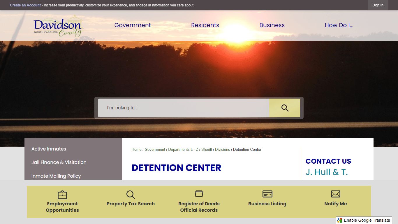 Detention Center | Davidson County, NC